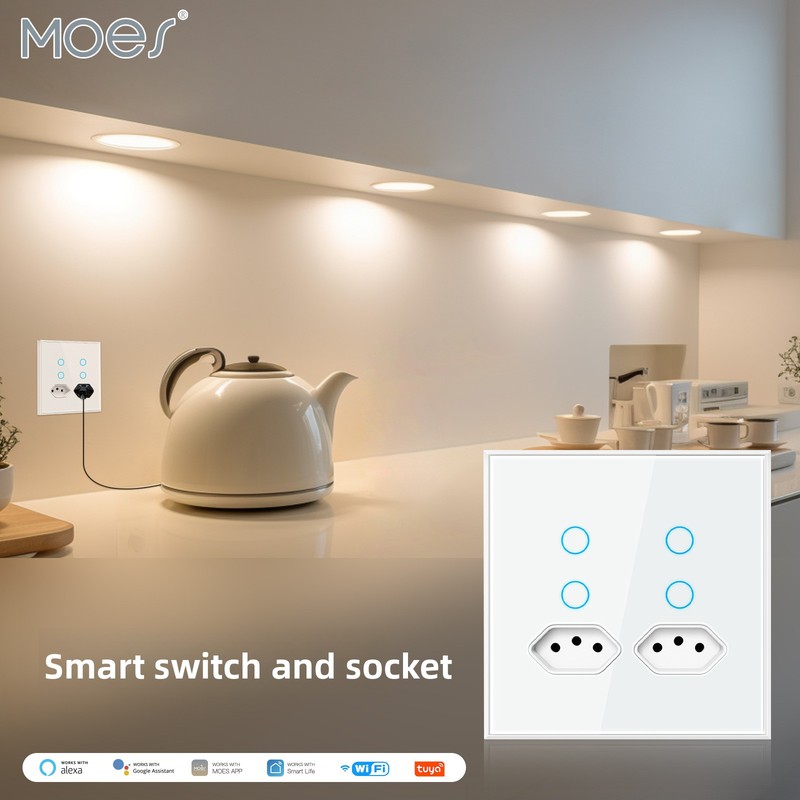 MOES Tuya Wi-Fi 스마트 플러그, 4개의 콘 - Timer Dual Outlet 리뷰 및 가격